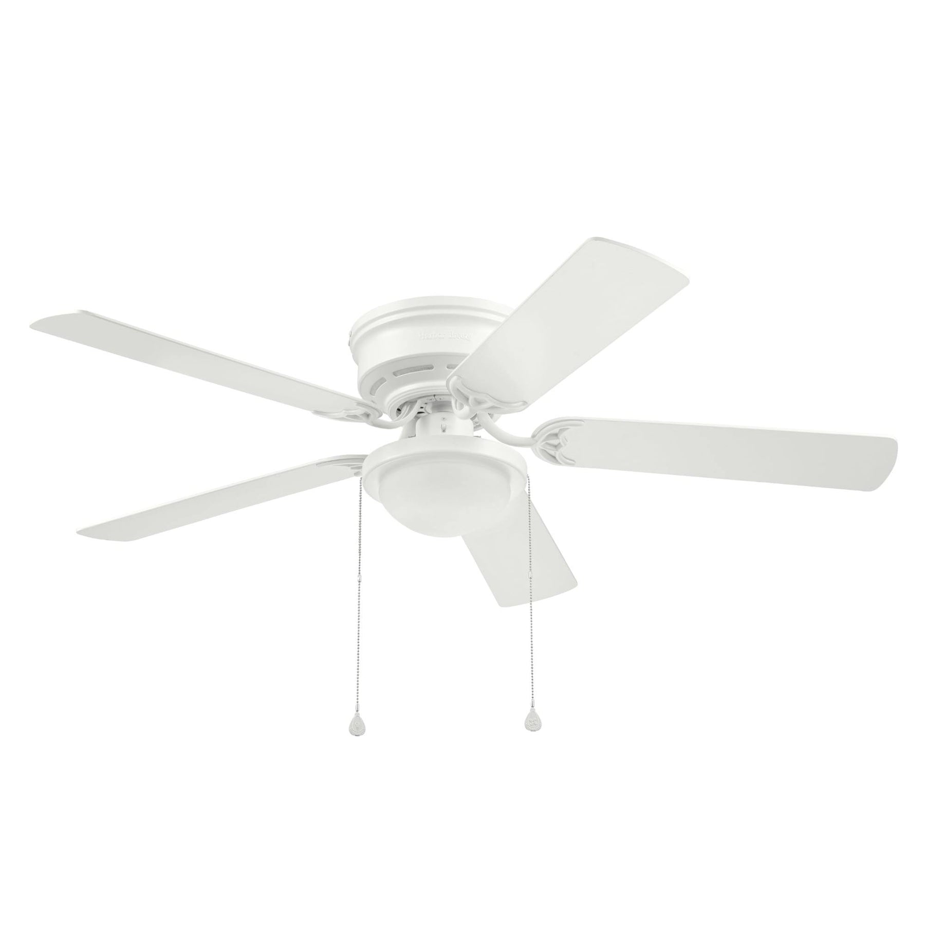 Harbor Breeze Armitage 52 - in White LED Indoor Flush Mount Ceiling Fan with Light (5 - Blade) 42600