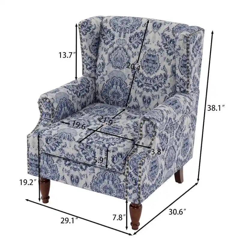 Decorative Upholstered Accent Chair for Living Room
