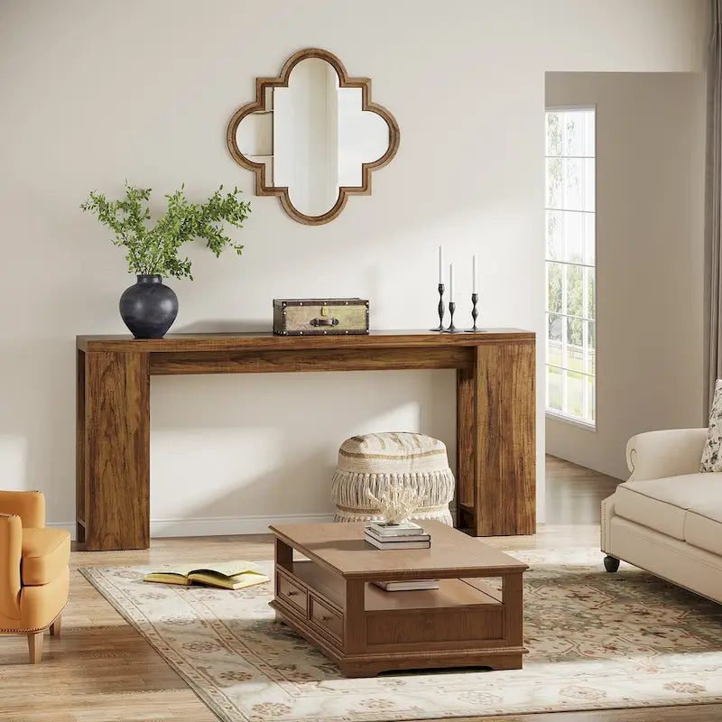 70.9 - Inch Console Sofa Table for Living Room, Entryway, and Hallway