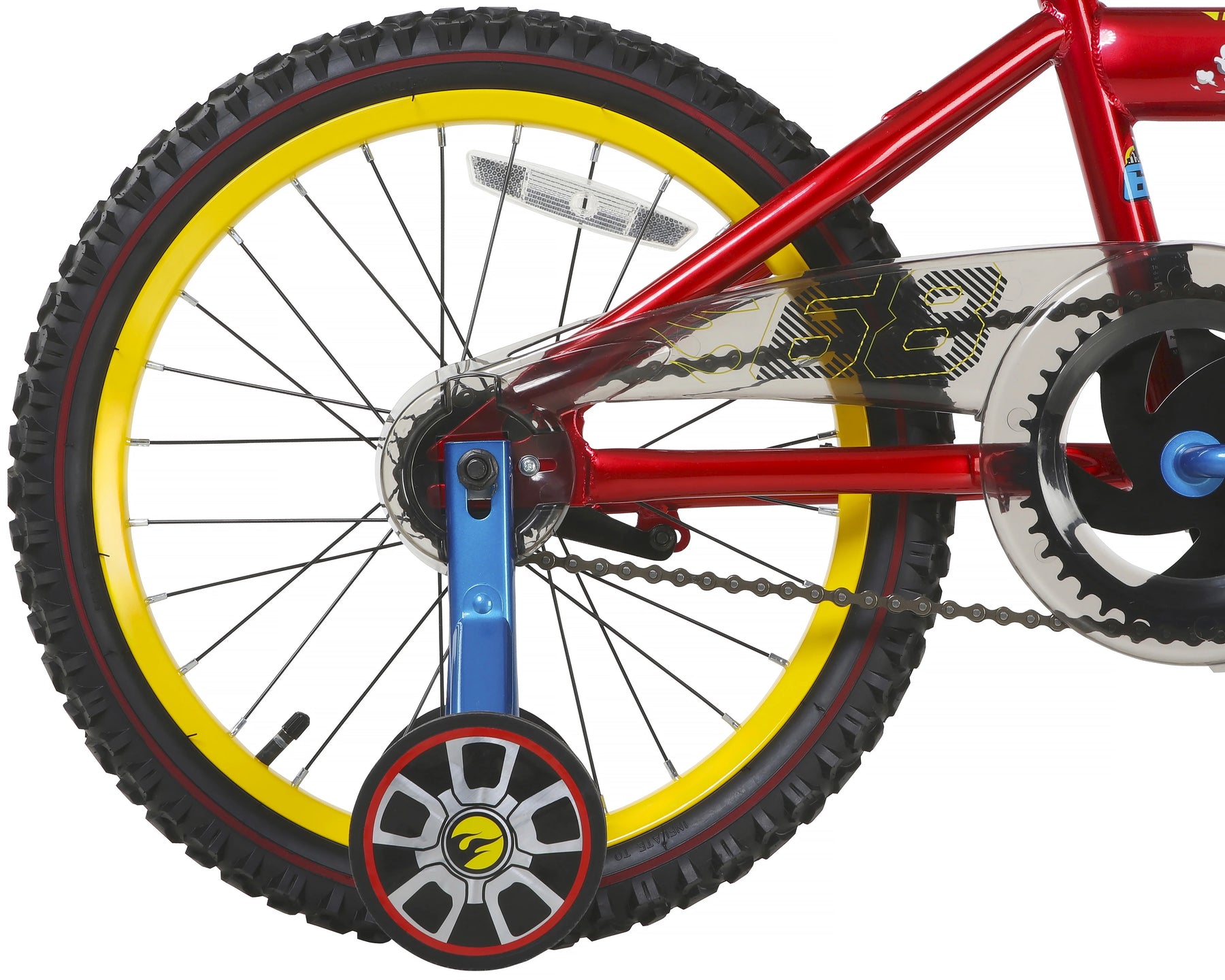 Dynacraft Hot Wheels 18 - Inch Boys BMX Bike for Age 6 - 9 Years