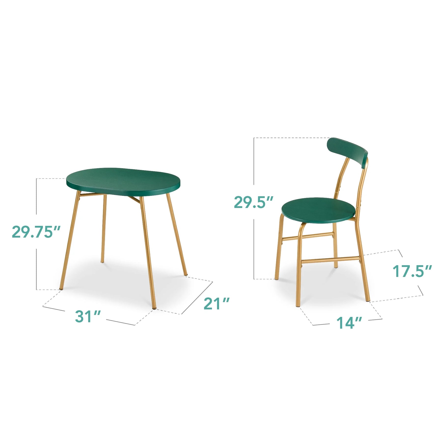 Best Choice Products 3 Piece Modern Oval Dining Table Set, Small Kitchen Dinette W/ 2 Chairs Black/Black