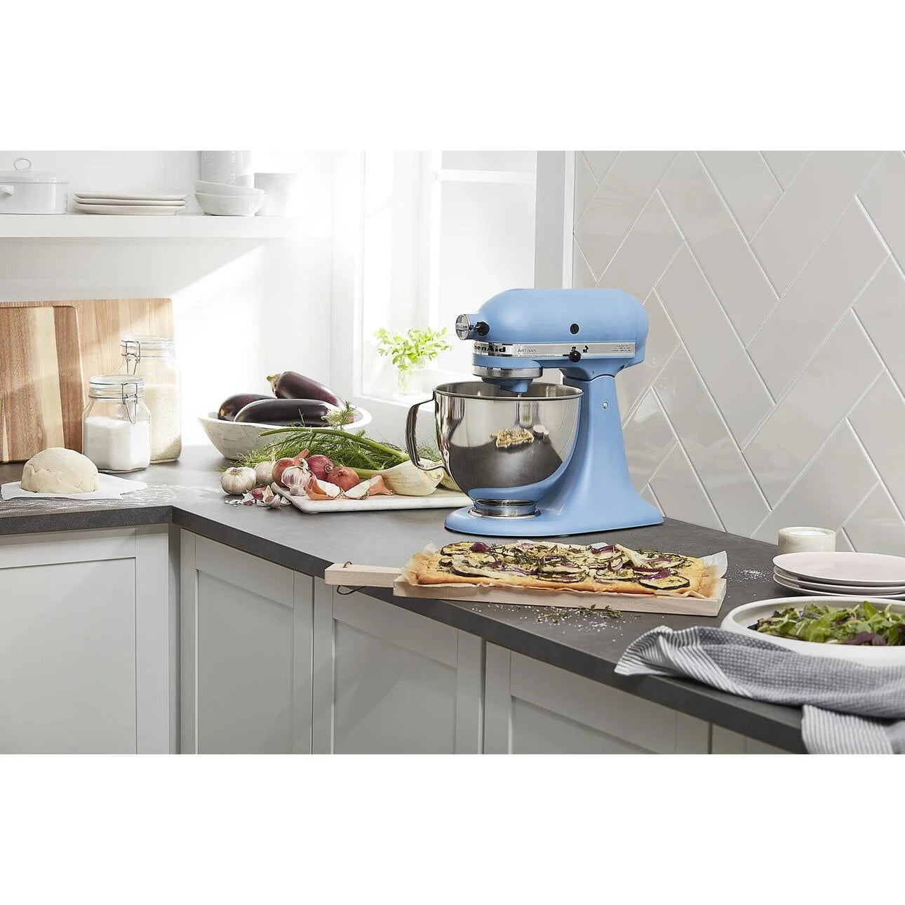 Kitchenaid Artisan Series 5 - Quart Tilt - Head Stand Mixer, Wildflower, KSM156CXWF