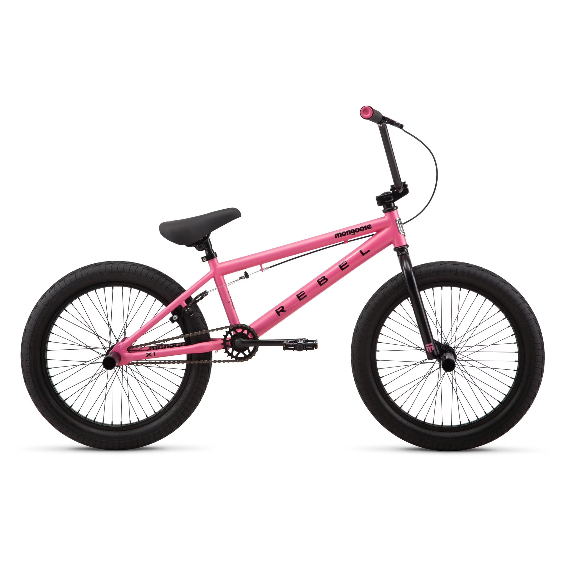Mongoose Rebel X1 BMX Bike, 20 - In. Wheels, Kids Ages 7 - 14 Years, Gray Child Bicycle