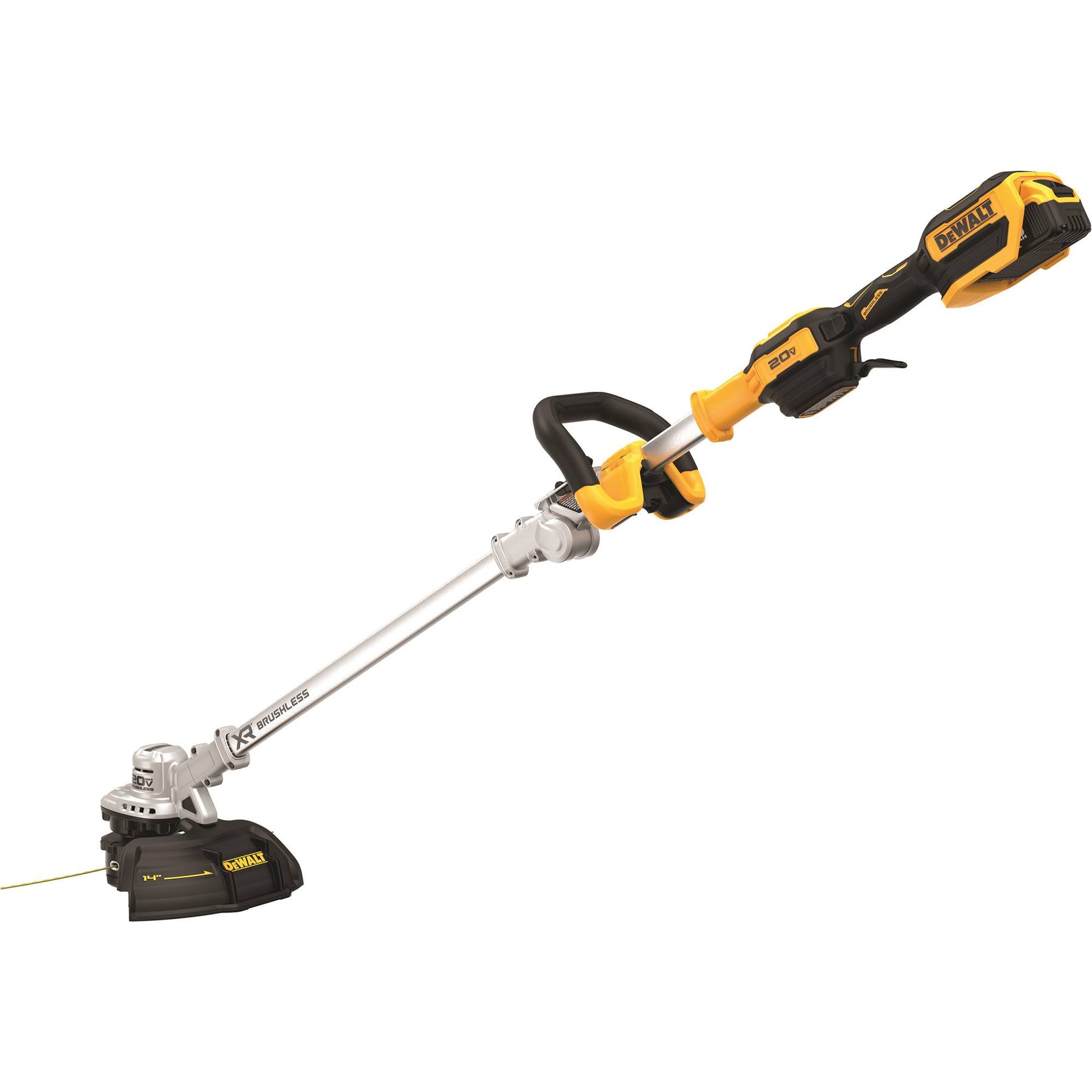 DeWalt 20v Max Lithium - Ion Brushless Cordless String Trimmer with (1) 5.0Ah Battery & Charger Included (DCST922P1)