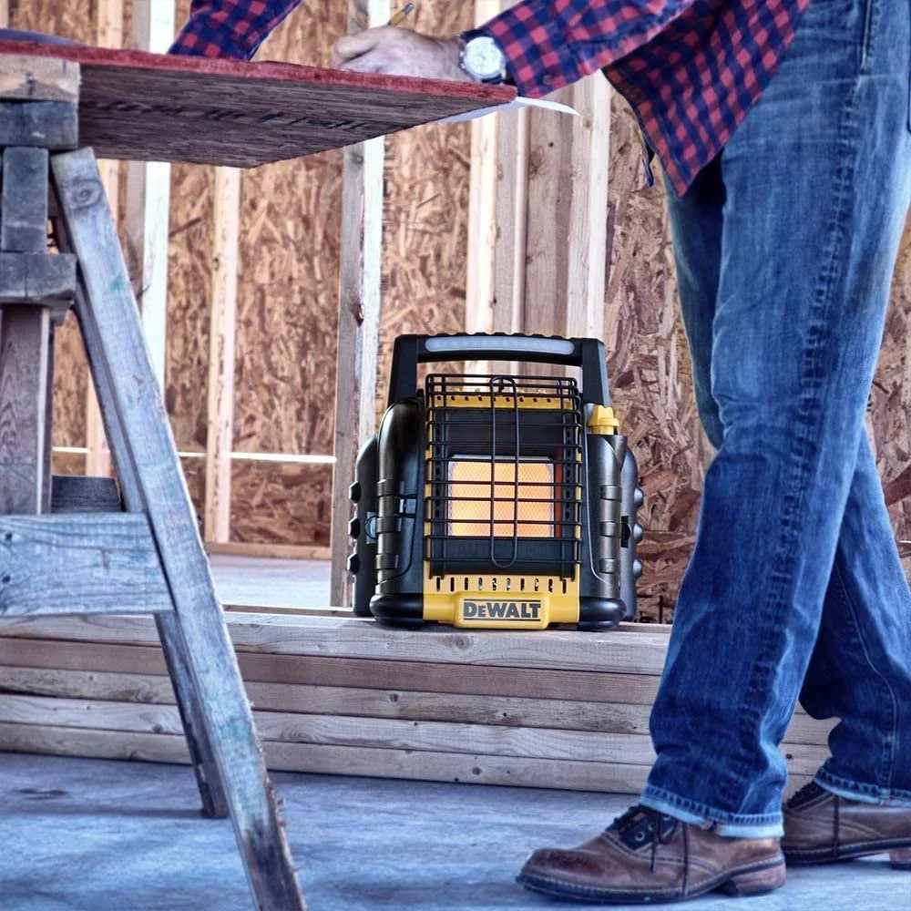 DEWALT DXH12B Portable Heater, Yellow, Ceiling Fan for Home