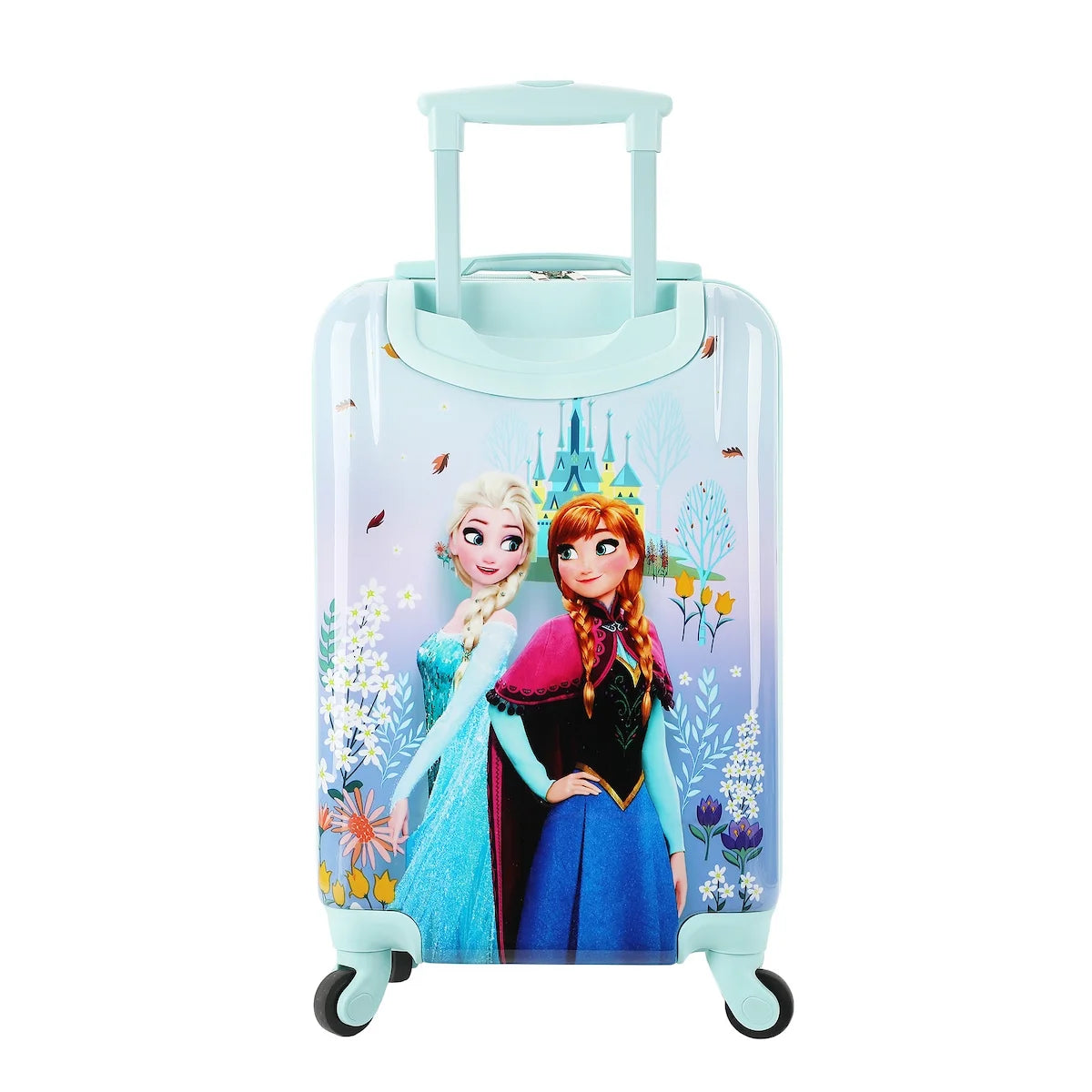 Frozen Elsa & Anna Arendelle Castle 20" Rolling Luggage