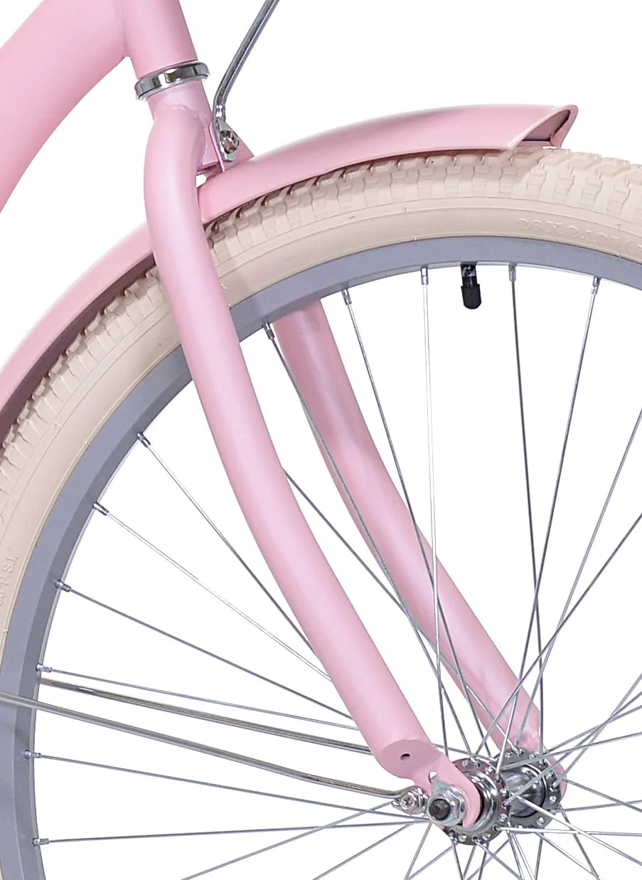 BCA 26 In. Charleston Adult Female Cruiser Bike, Pink