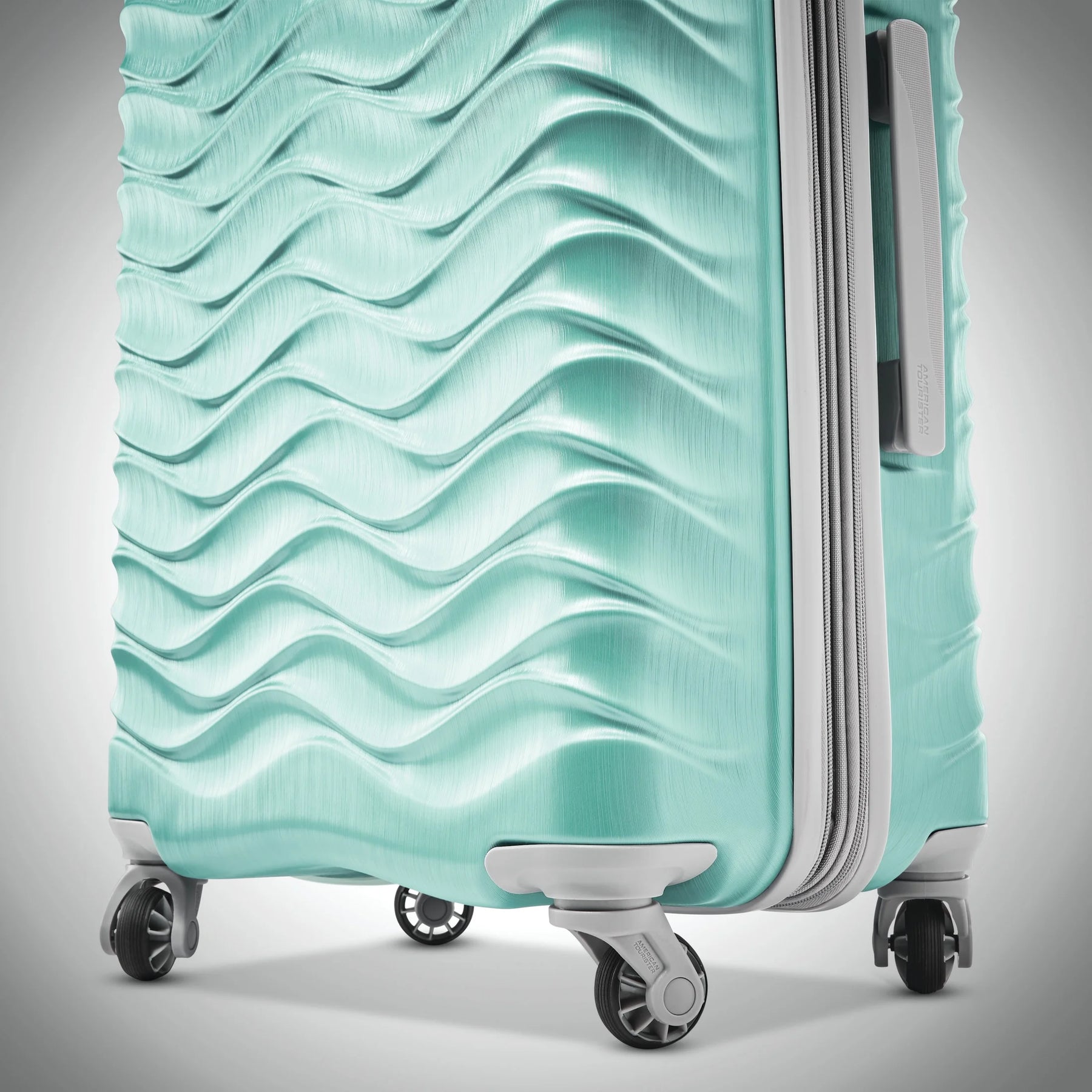 American Tourister Pirouette NXT Hardside Large Checked Luggage with Spinner Wheels - Ultramarine