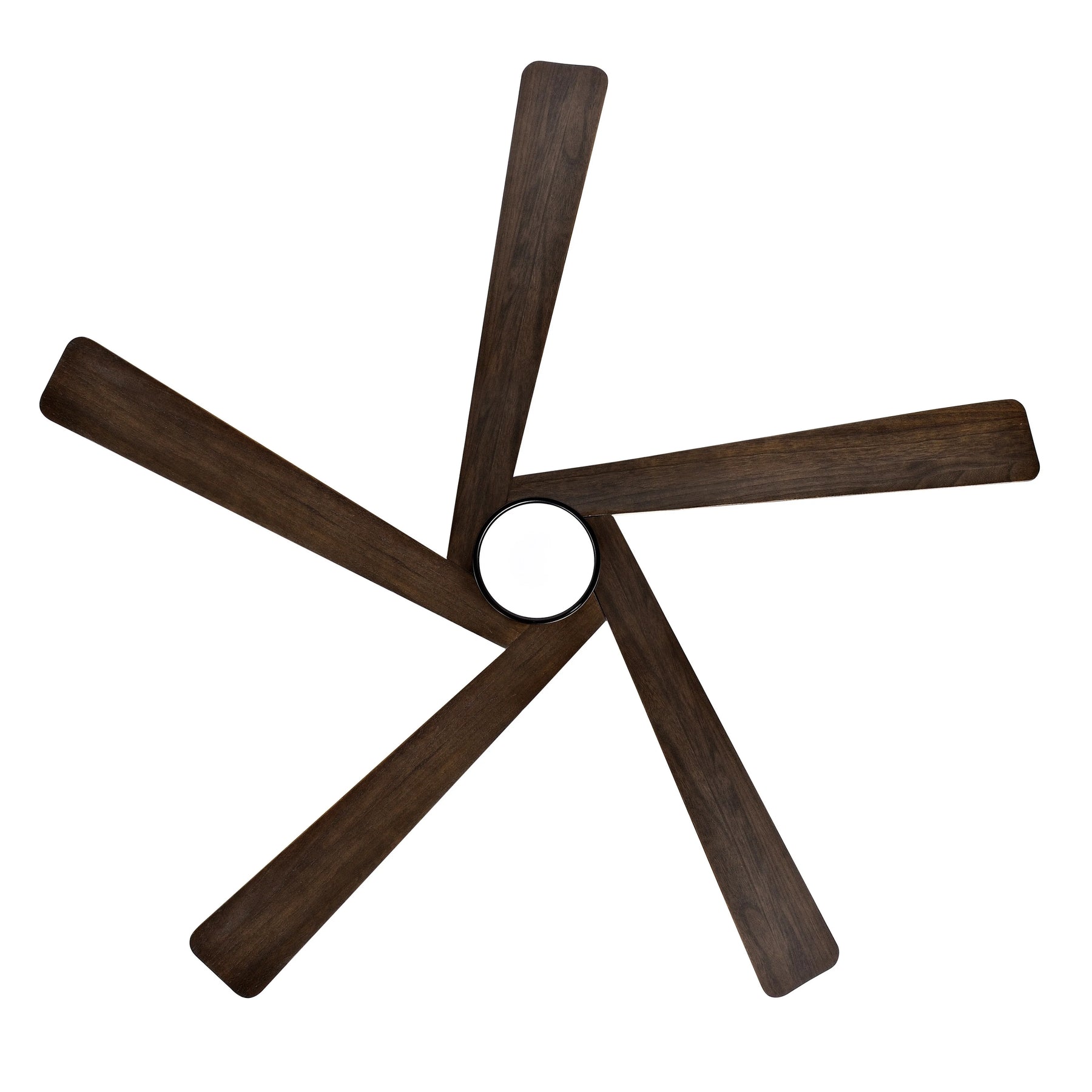 WINGBO 54 DC Ceiling Fan with Lights and Remote Control, 5 Reversible Carved Wood Blades Brass/Black