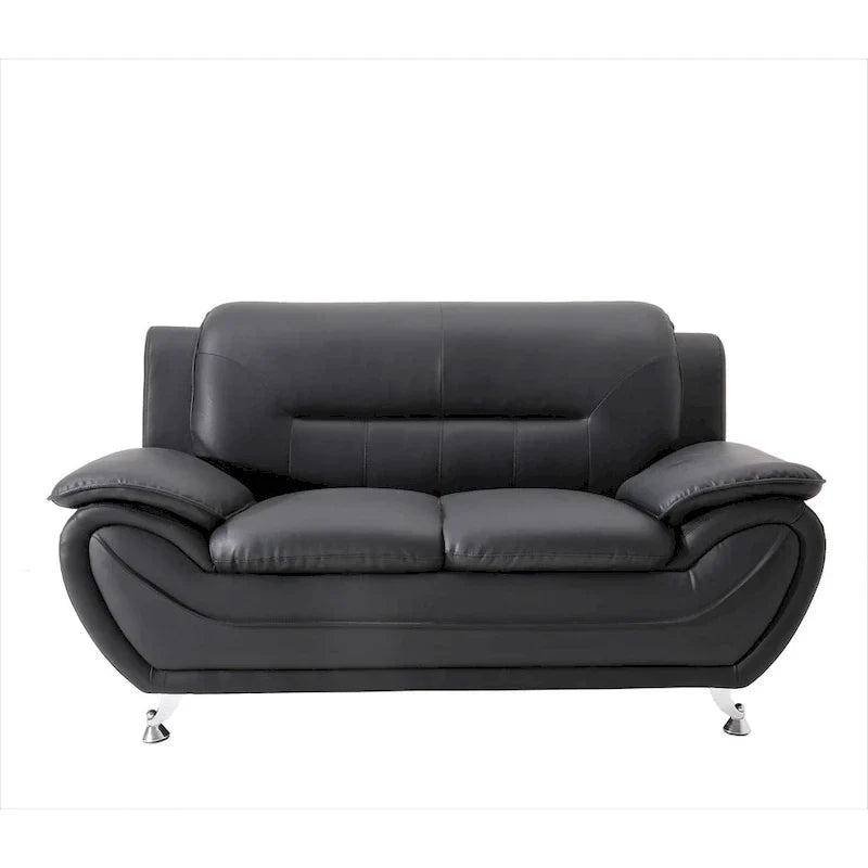 3 Piece Living Room Sofa Set with Upholstered Seating and Modern Design