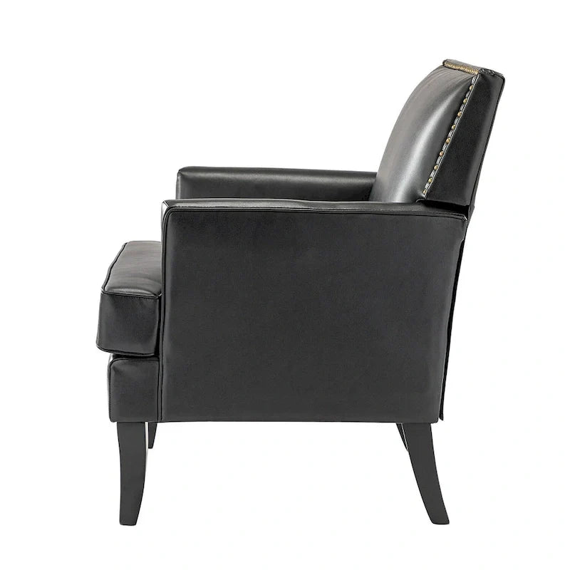 Nileus Set of 2 Modern Classic Polyester Accent Chairs with Solid Wood Legs by HULALA HOME