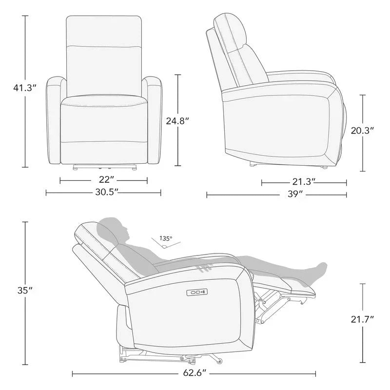 Lena Zero Wall Hugger Electric Recliner