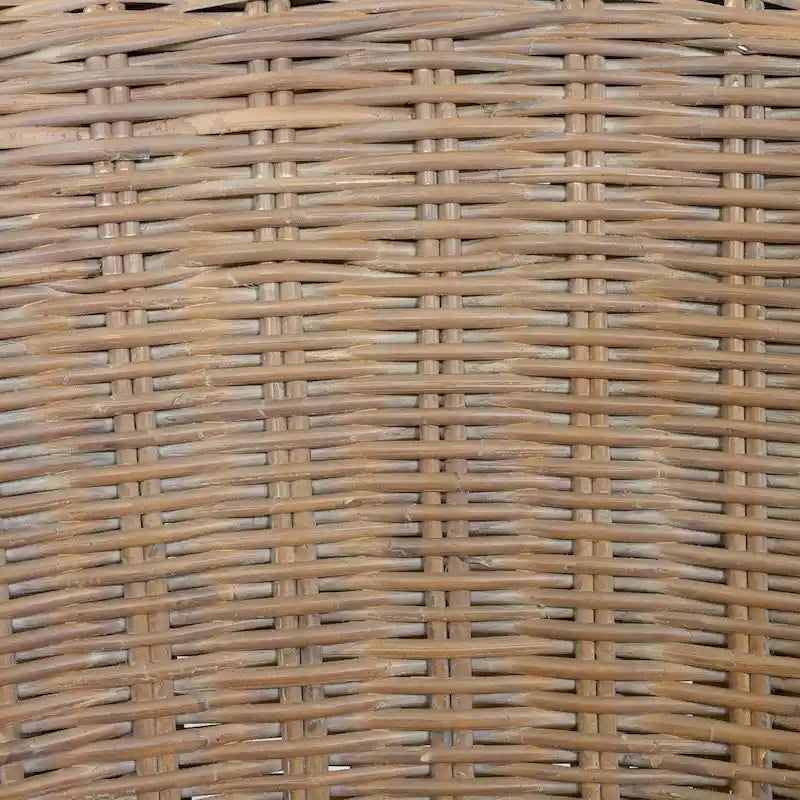 Furniture of America Lali Rustic Kubu Rattan Wicker Lounge Chair