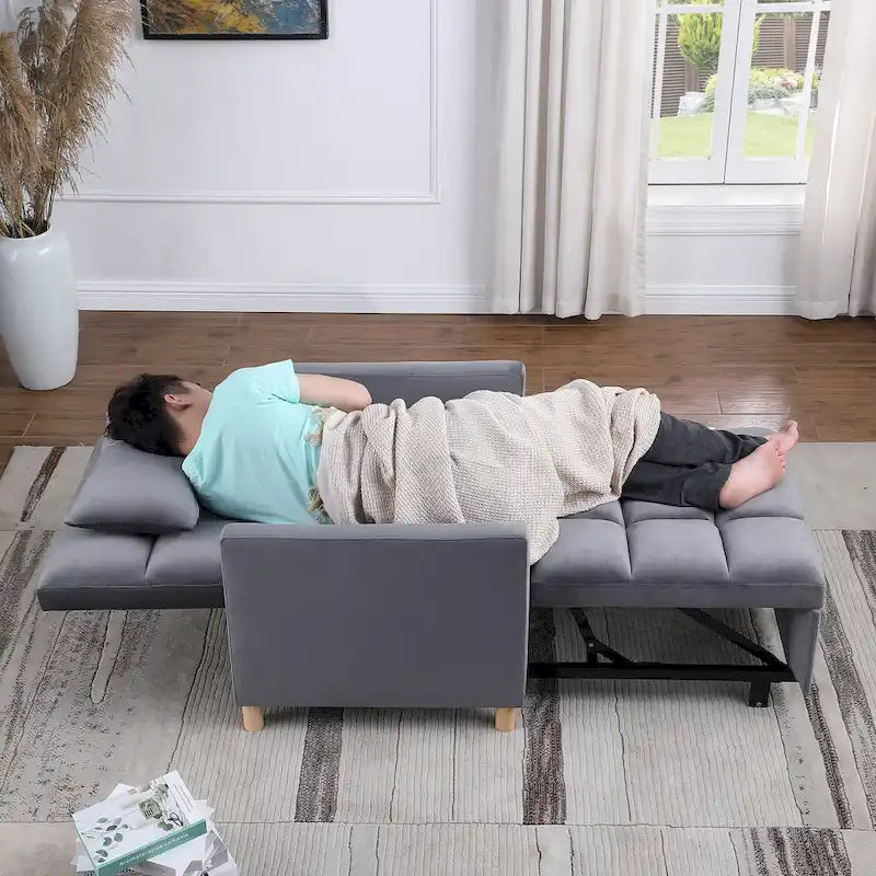 Versatile Sleeper Chair with Removable Pillow