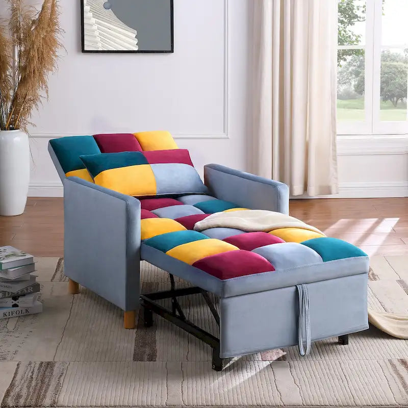 Versatile Sleeper Chair with Removable Pillow