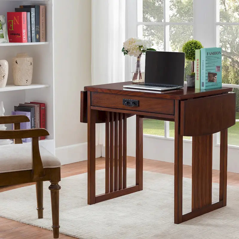 Leick Home Mission Style Writing and Computer Desk