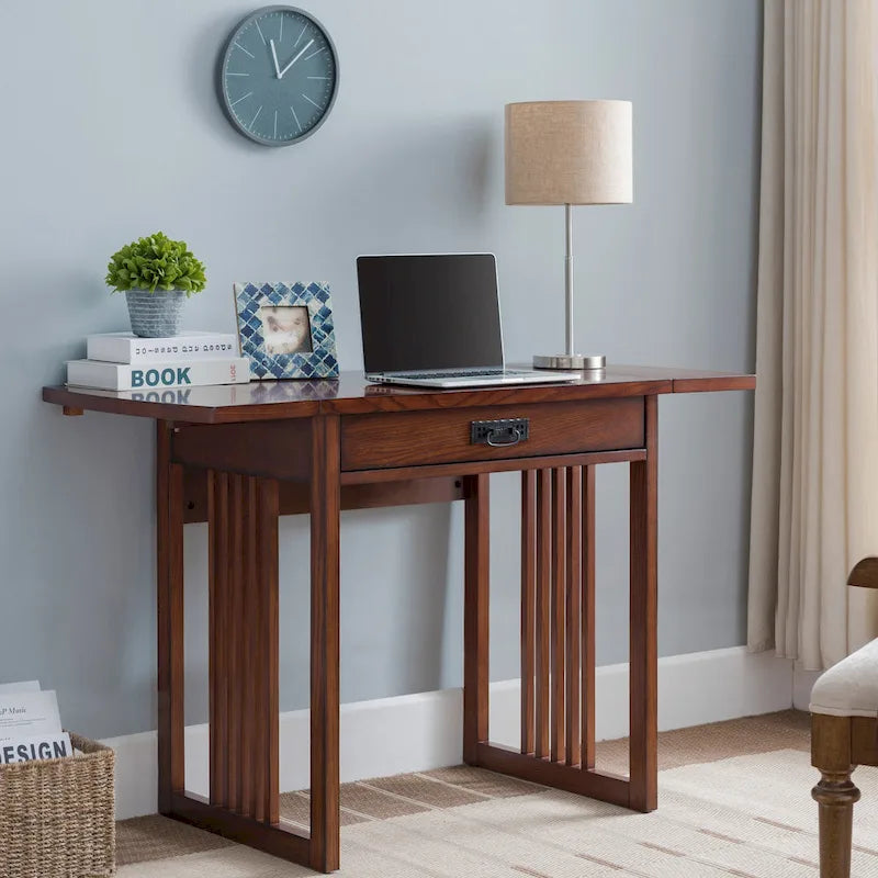 Leick Home Mission Style Writing and Computer Desk
