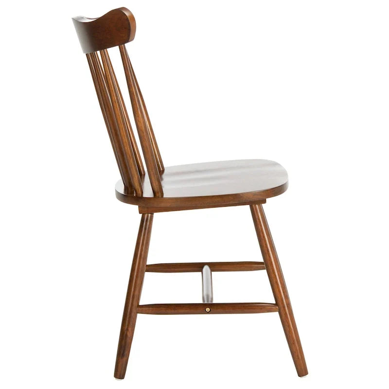 Set of 2 SAFAVIEH Margretta Spindleback Windsor Dining Chairs - Dimensions: 17" W x 19" L x 34" H