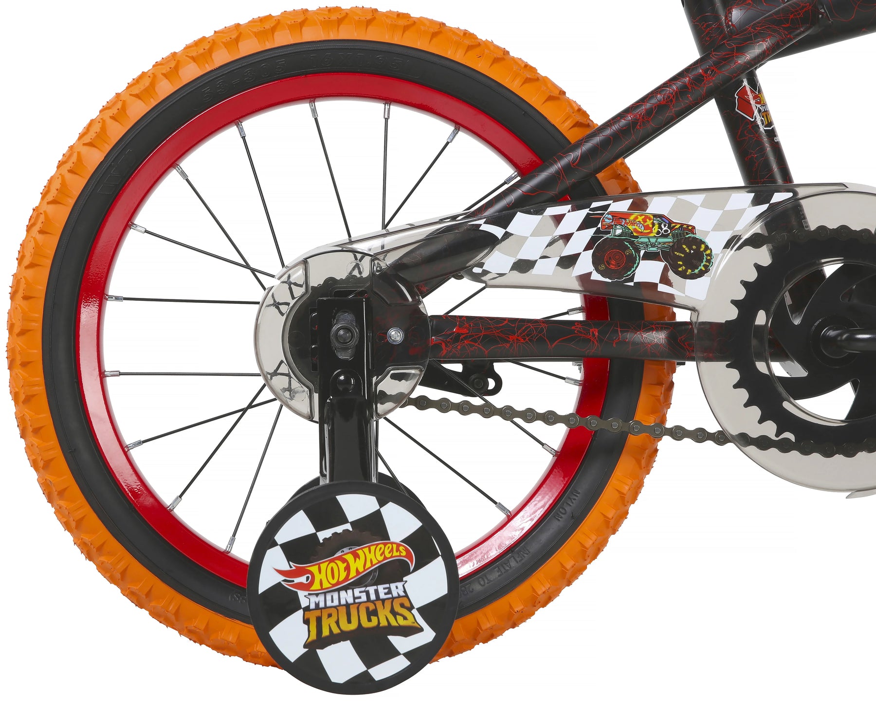 Dynacraft Hot Wheels 18 - Inch Boys BMX Bike for Age 6 - 9 Years