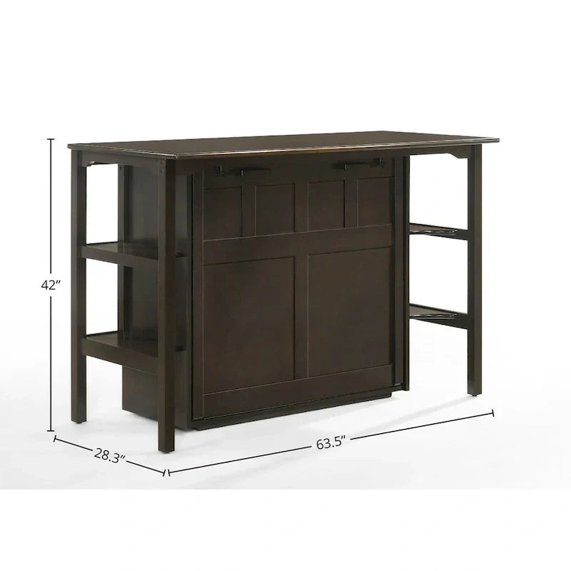 Siesta Murphy Bed Desk with Gel Memory Foam Mattress