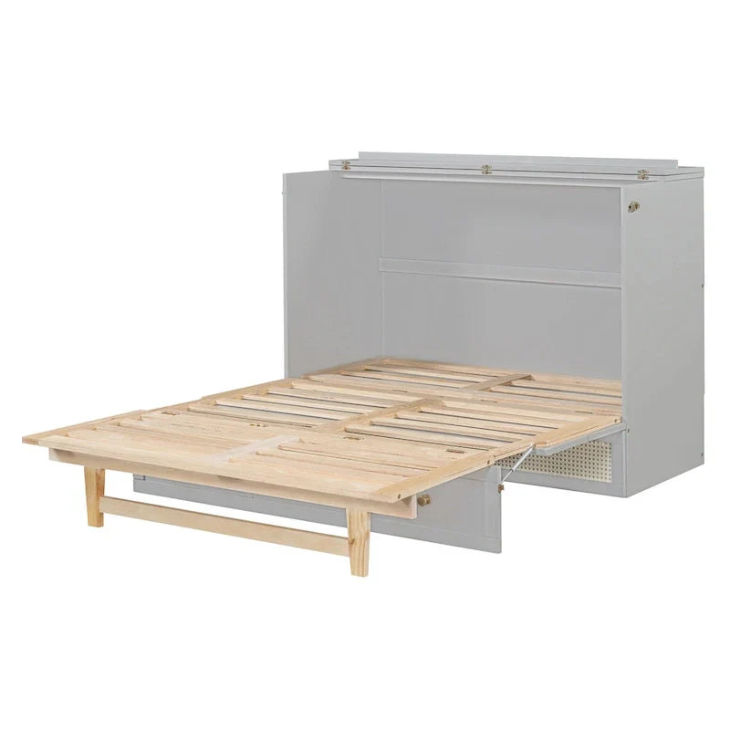 Nestfair Full - Size Murphy Bed with Spacious Drawers