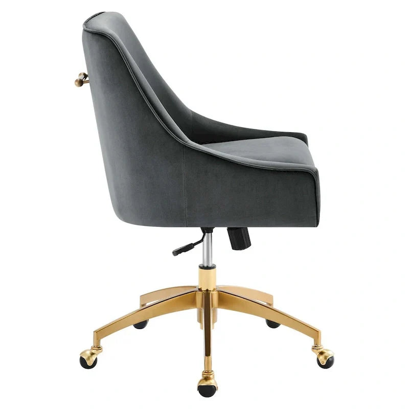 Discern Velvet Performance Office Chair