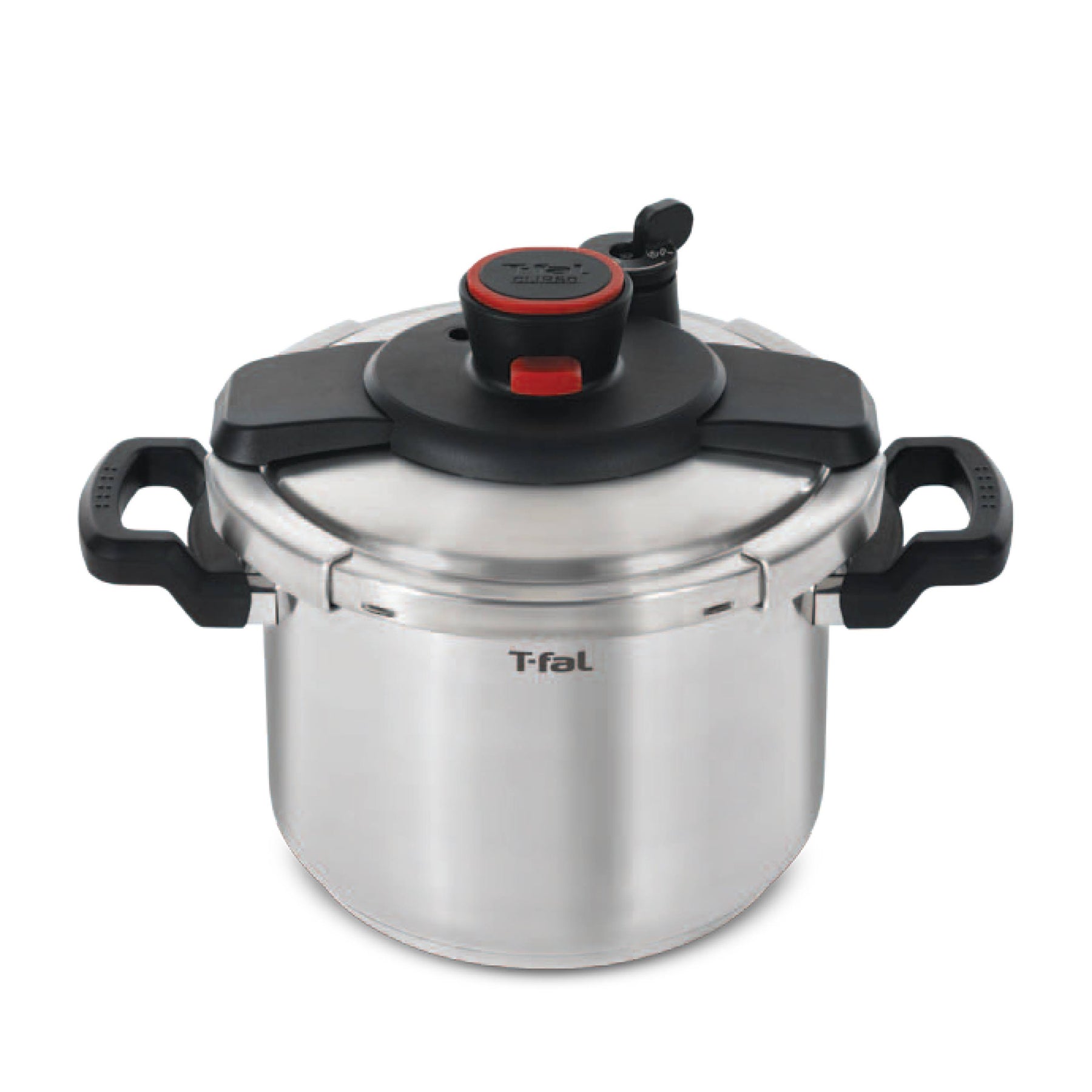 T - Fal Clipso Stainless Steel Pressure Cooker Cookware - 6.3 qt - Silver