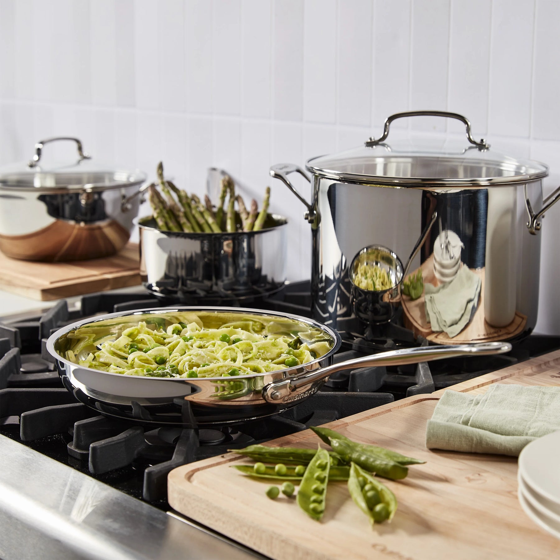 Cuisinart Chefs Classic 17 Piece Stainless Steel Cookware Set