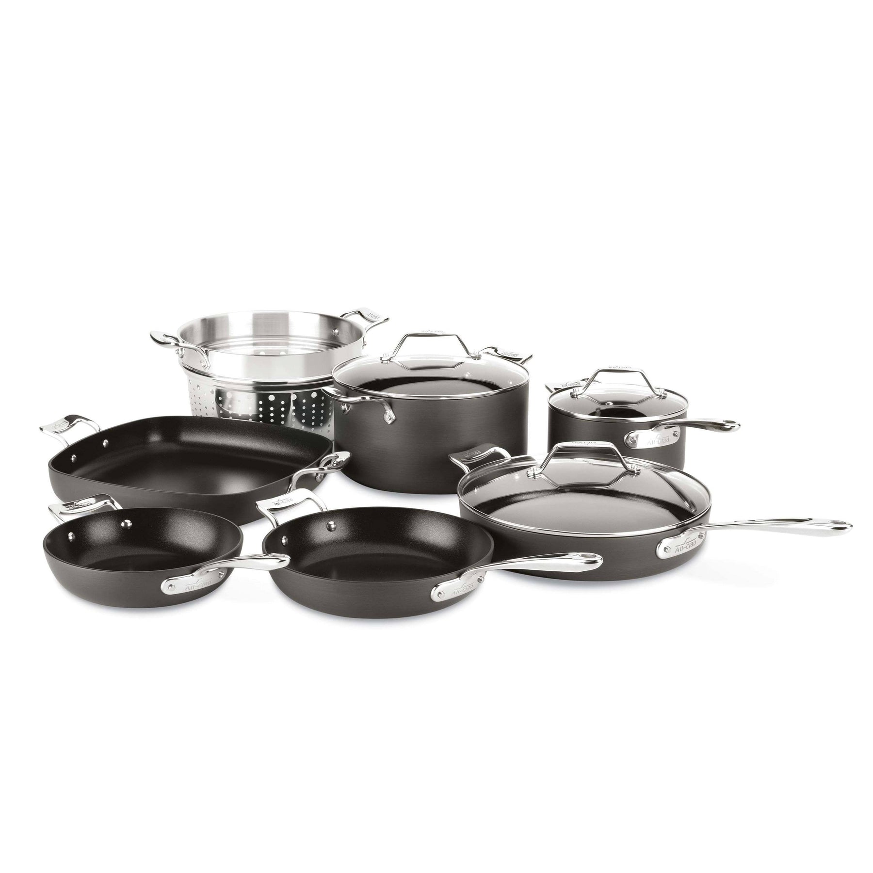 All Clad | Essentials Nonstick Cookware Set, 10-Piece