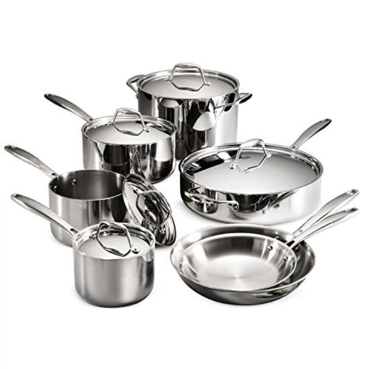 Tramontina Stainless Steel 12pc Cookware Set