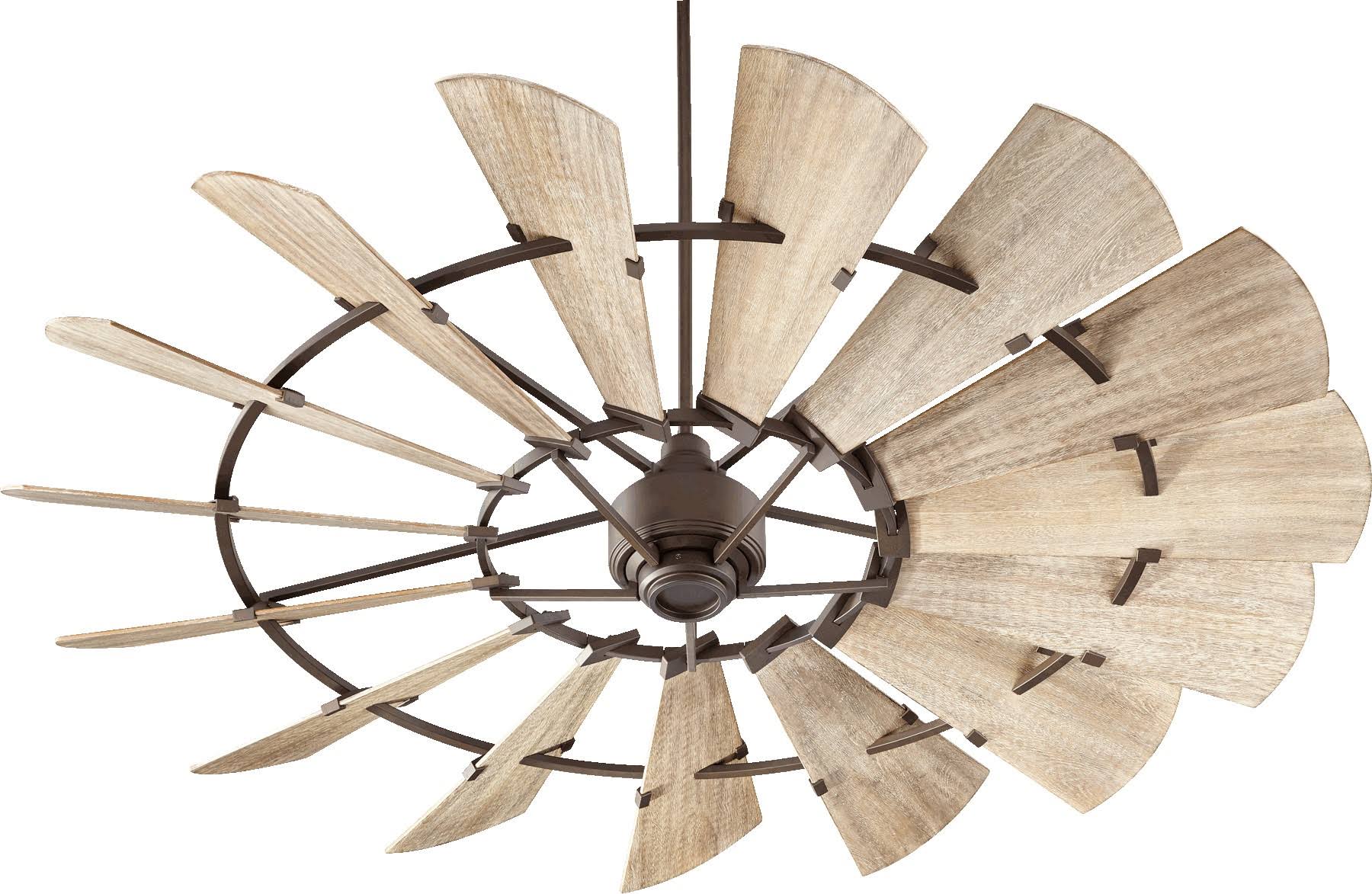 Quorum Windmill 72" Ceiling Fan - Oiled Bronze - 97215 - 86
