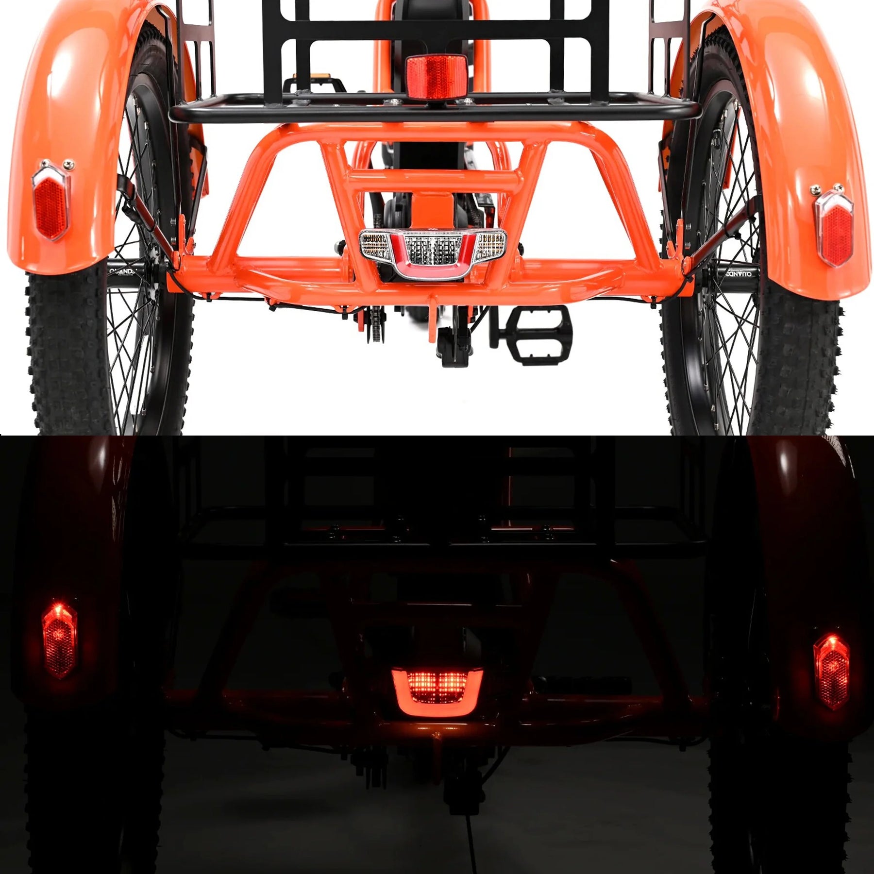 ABORON 3.0 Fat Tire Electric Trike for Senior Foldable E - Bike, 500W Motorized Tricycle Adult 20" Folding 3 Wheel Electric Commute Bike Trike W/48V