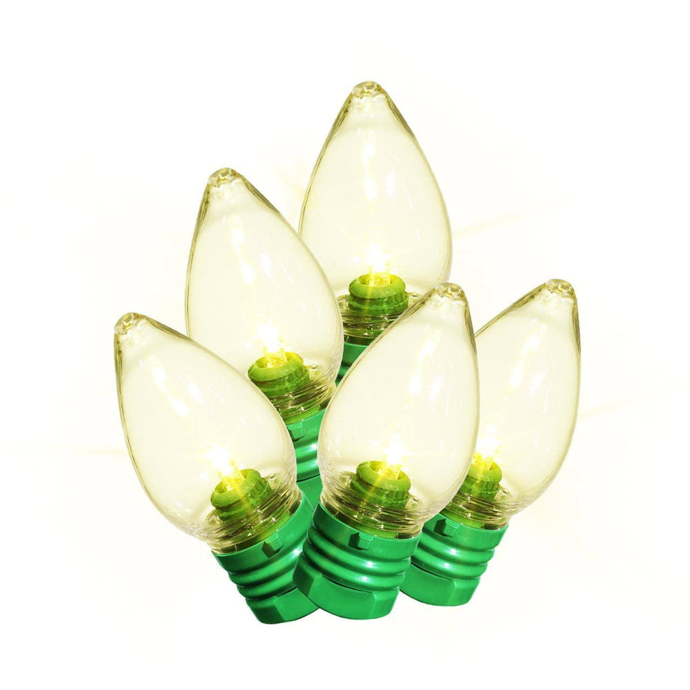 Holiday Time Super Bright Incandescent-Style C7 LED Christmas Lights - Warm White - 15 ft