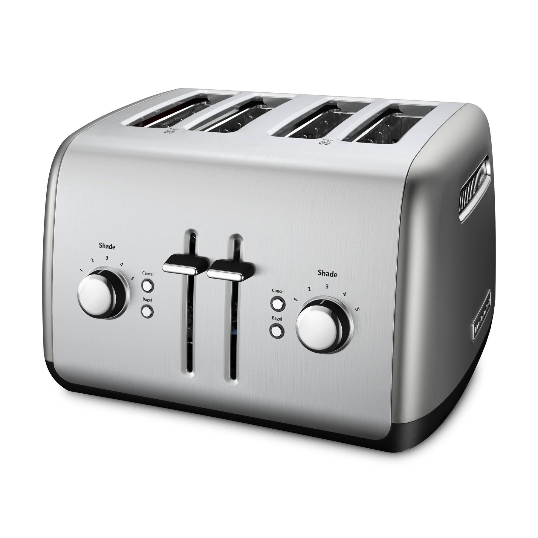 KitchenAid 4 - Slice Toaster with Manual High - Lift Lever KMT4115CU - Contour Silver