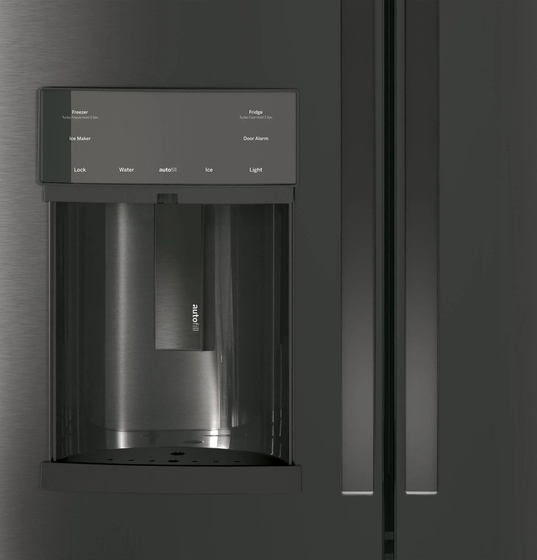 Appliances PFE28KBLTS 36 Inch French Door Refrigerator Black Stainless Steel