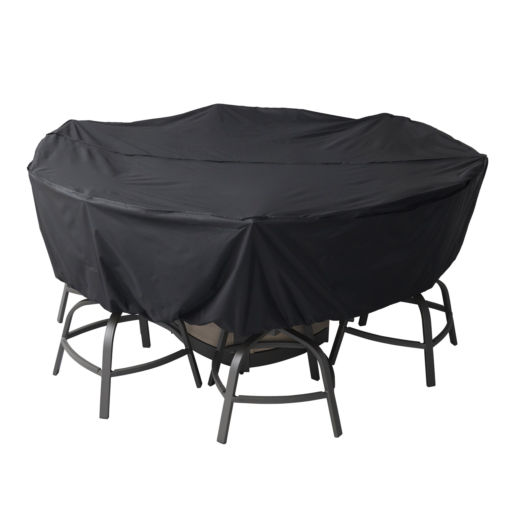 Agio Nicolet 7-Piece Fire Outdoor Patio High Dining Set