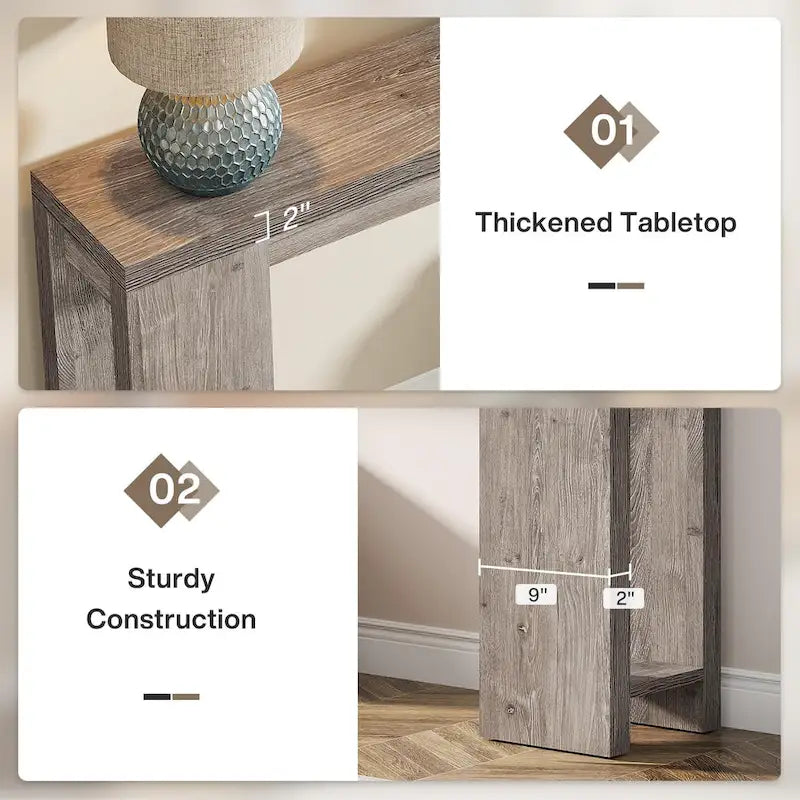 70.9 - Inch Console Sofa Table for Living Room, Entryway, and Hallway