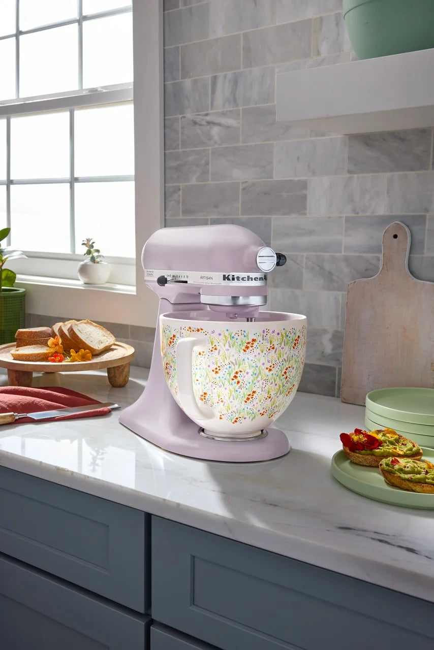 Kitchenaid Artisan Series 5 - Quart Tilt - Head Stand Mixer, Wildflower, KSM156CXWF