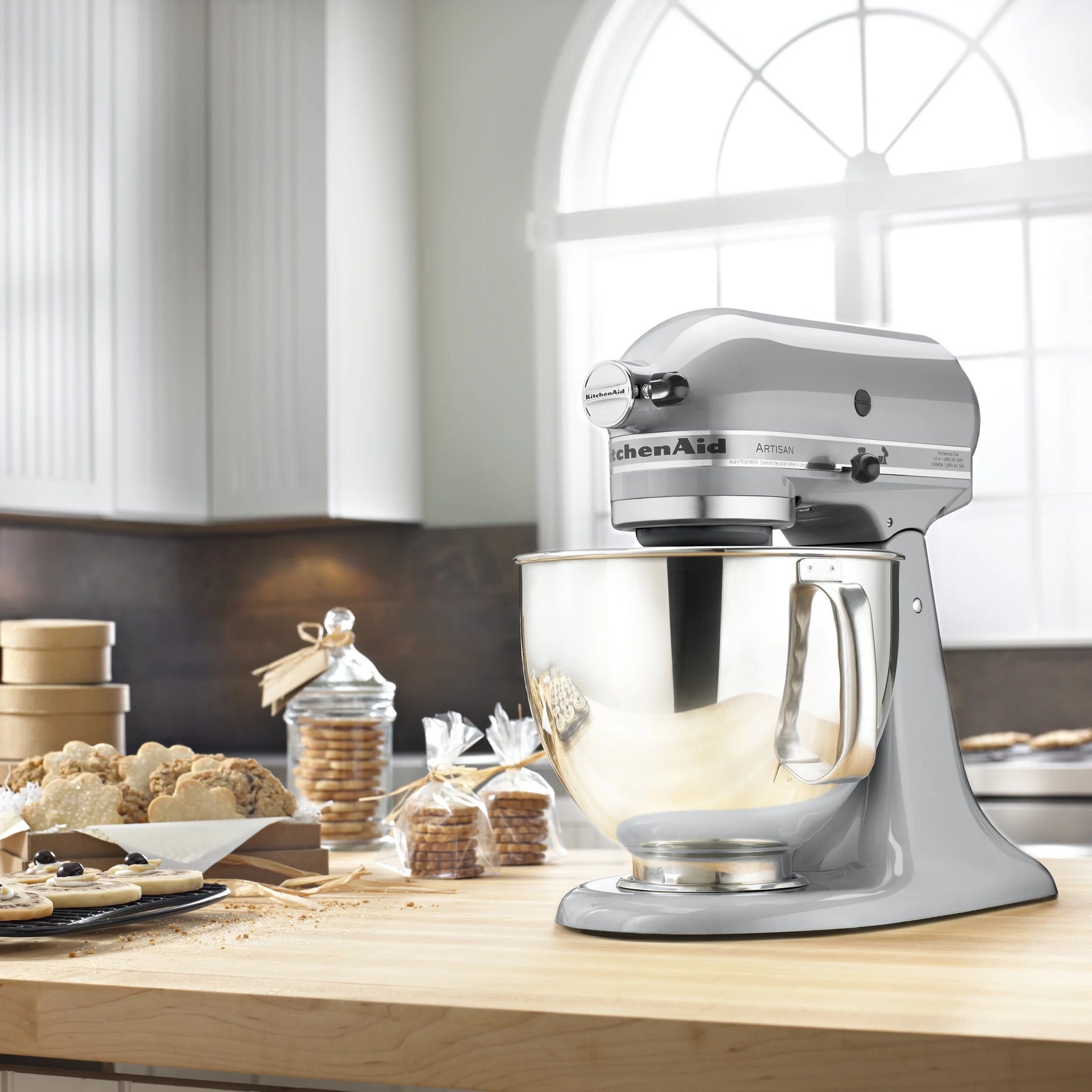 Kitchenaid Artisan Series 5 - Quart Tilt - Head Stand Mixer, Wildflower, KSM156CXWF