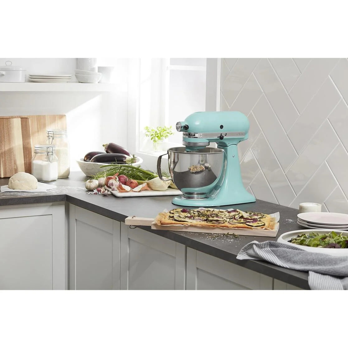 Kitchenaid Artisan Series 5 - Quart Tilt - Head Stand Mixer, Wildflower, KSM156CXWF