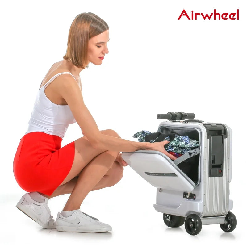 Airwheel 20 in Se3minit Smart Robot Electrical Riding Luggage Ride on Scooters Carry on Luggage for Travel