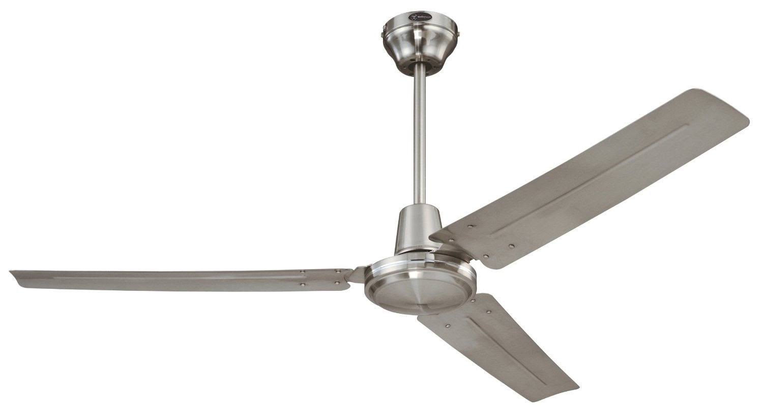Westinghouse 7861492 Ceiling Fan Fixture 56" Industrial Brushed Nickel