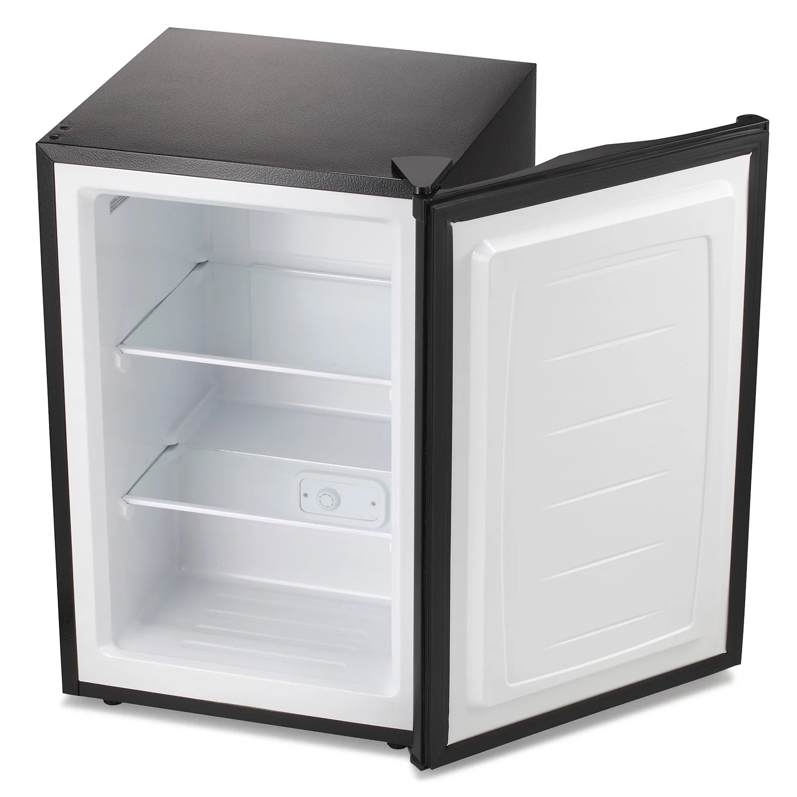 KNDKO 3.2cu.ft Upright Freezer, Compact Freezer with Removable Shelves, Adjustable Thermostat for Home/Kitchen/Office, SILVER
