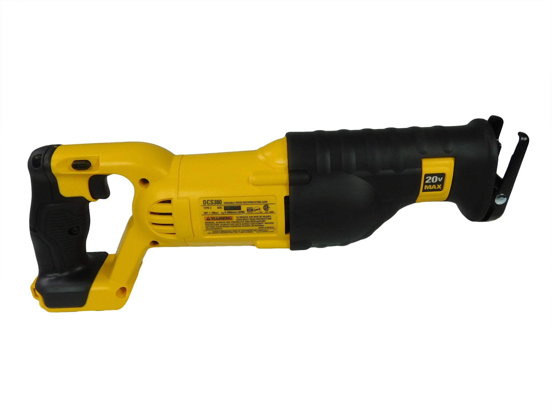 Dewalt DCS380P1 20V MAX Cordless Reciprocating Saw Kit with 5ah Battery, Charger & Case