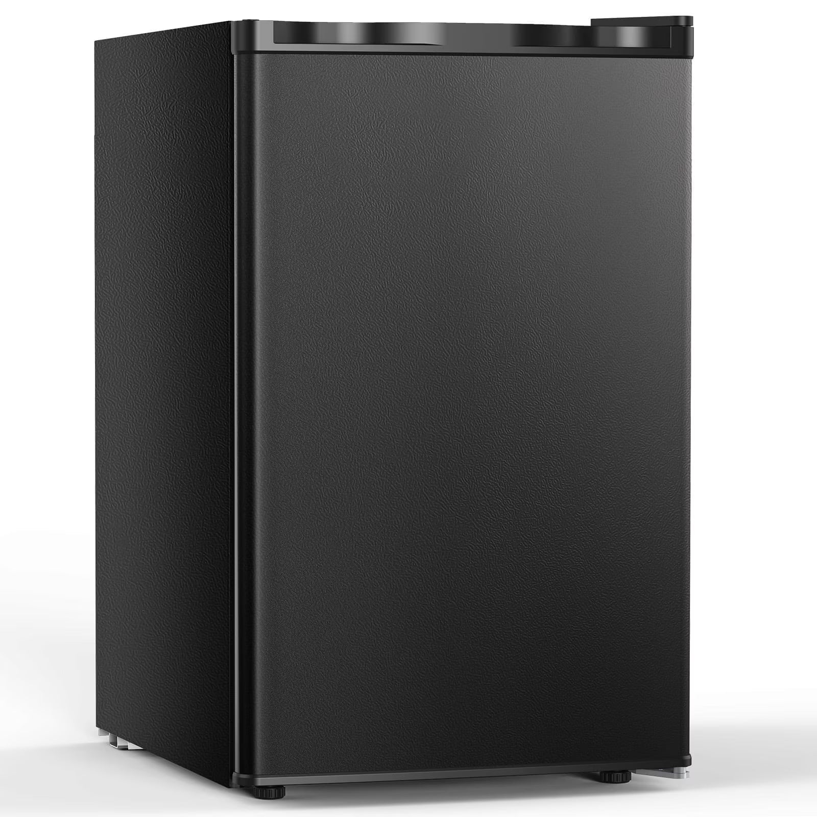 KNDKO 3.2cu.ft Upright Freezer, Compact Freezer with Removable Shelves, Adjustable Thermostat for Home/Kitchen/Office, SILVER