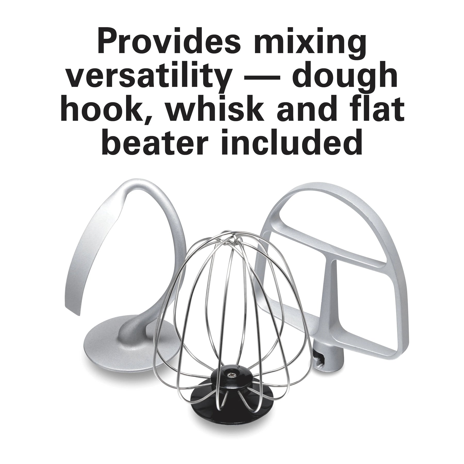 Hamilton Beach 4 Quart Stand Mixer for Kitchen, 7 Speeds, Tilt - Head, Dough Hook, Whisk & Flat Beater, White