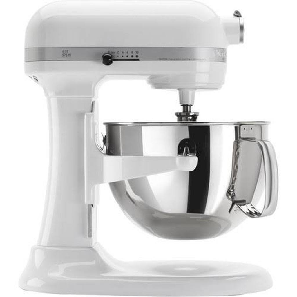 KitchenAid KP26M1XWH - Professional 600 Series 6 - Quart Stand Mixer (White)
