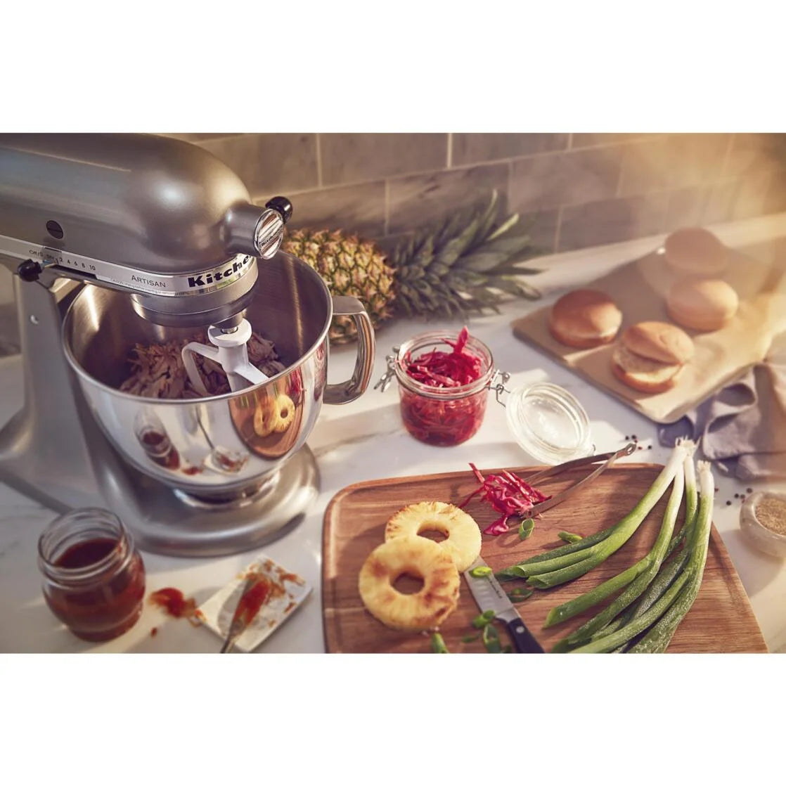 Kitchenaid Artisan Series 5 - Quart Tilt - Head Stand Mixer, Wildflower, KSM156CXWF