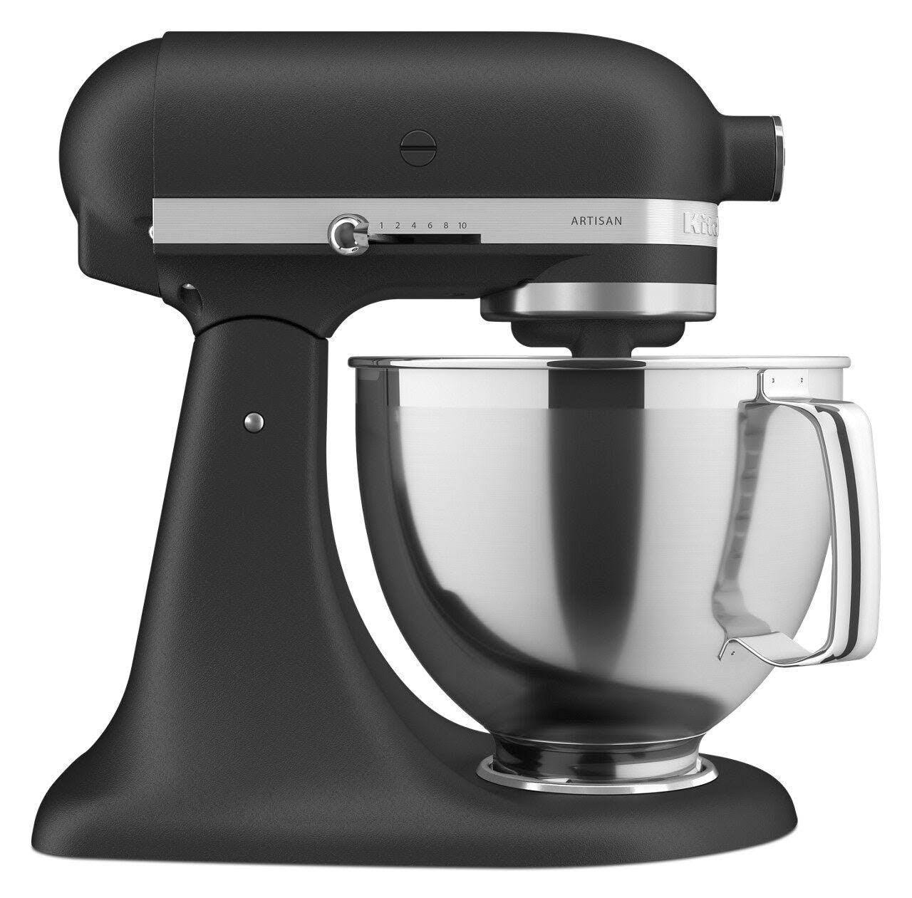 KitchenAid Artisan Series Tilt - Head Stand Mixer with Premium Accessory Pack KSM195PSBK - Imperial Black