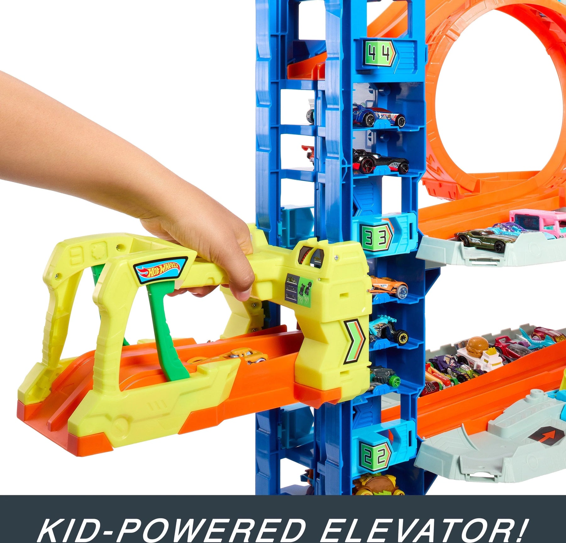 Hot Wheels City Ultimate Garage Playset with 2 Die - Cast Cars, Toy Storage for 50+ Cars